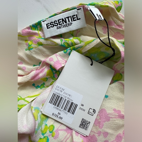 ESSENTIEL ANTWERP Doom Floral Slip Dress US 4 $316 - Picture 13 of 13